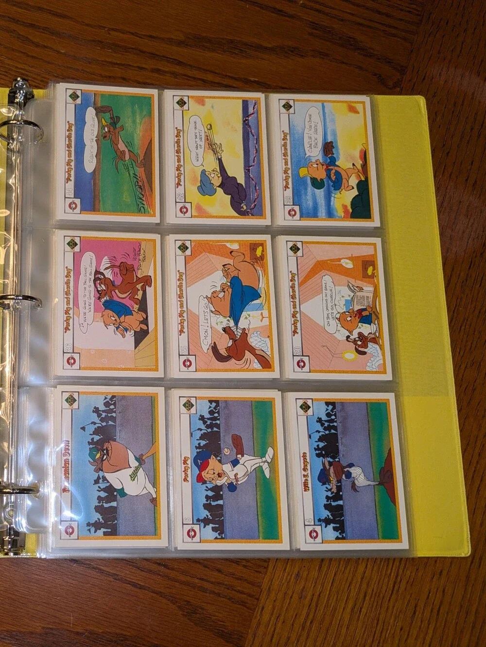 100 Looney Tunes MLB Cards Binder 🔥 1992 Upper Deck Comic Ball Baseball